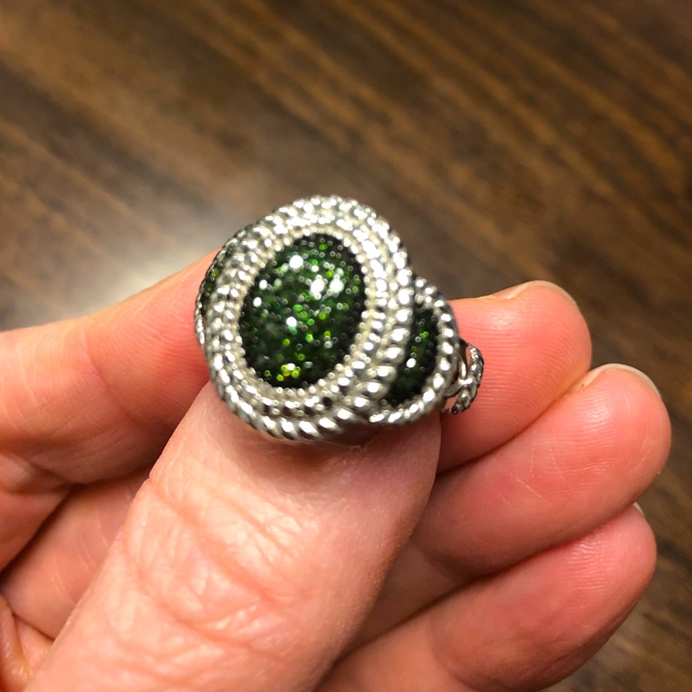 Diamond Ring in Sterling Silver 1/3 cttw